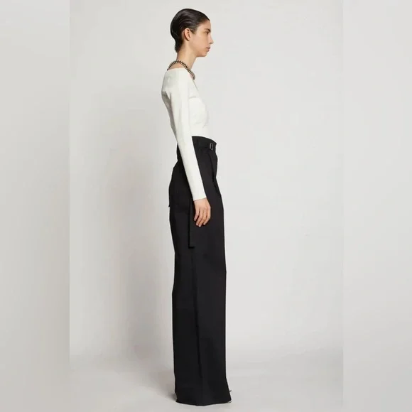 PROENZA SCHOULER***White Knit Scoop Neck Top**Small $350 - Picture 7 of 10